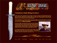 Tablet Screenshot of bearbone.com